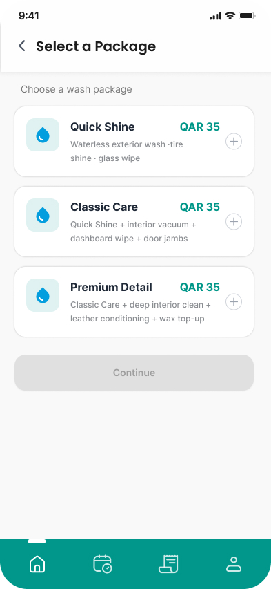 Select a Package